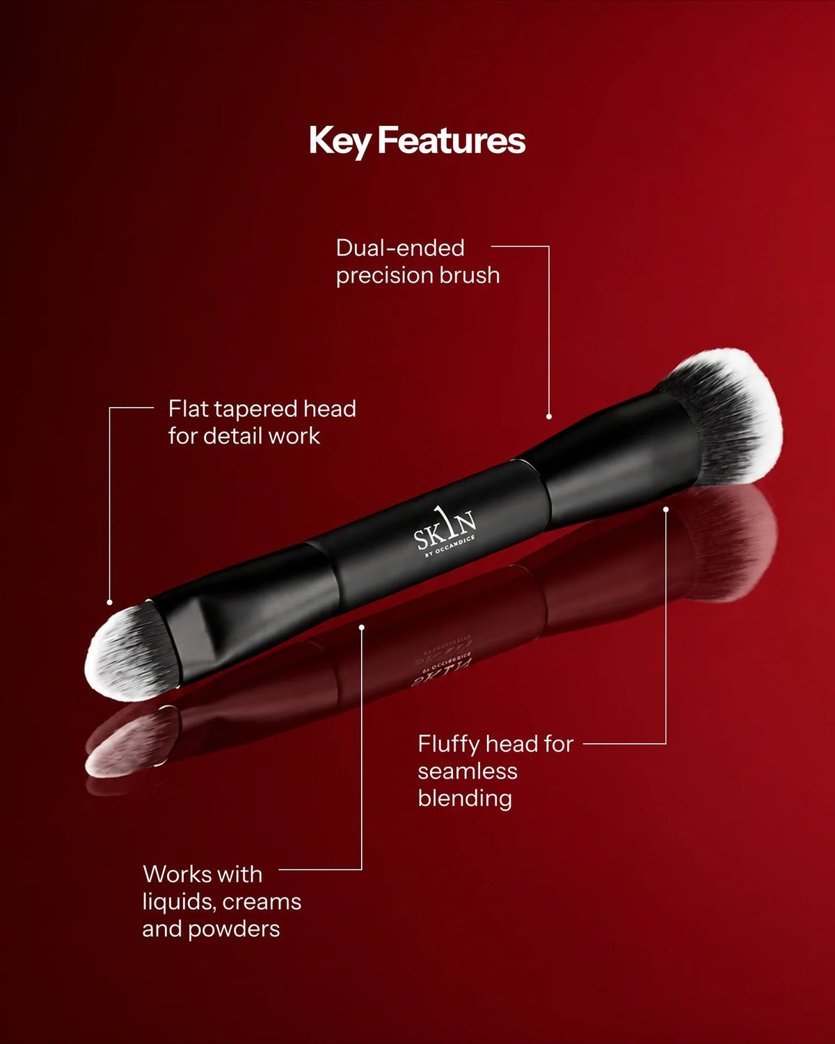 O Cosmedics 1SKIN Complexion Collection with FREE Ultimate Makeup Brush - Oak & Eve Beauty
